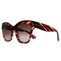 Tom Ford Sunglasses Elvira FT1217 55T Coloured Havana Bordeaux Gradient