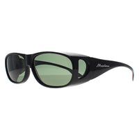 Montana Fit Over Glasses Sunglasses FO2 D Shiny Black G15 Polarized
