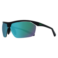 Nike Sunglasses Tailwind 12 EV1128 003 Matte Black Grey Green Mirrored