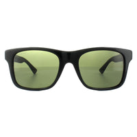 Gucci GG0008S Sunglasses Black Grey Green