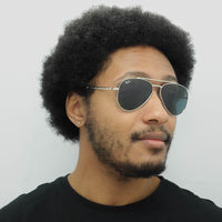 Ray-Ban Sunglasses RB3625 New Aviator 003/R5 Polished Silver Blue