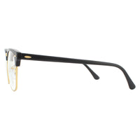 Ray-Ban Sunglasses Clubmaster RB3016 901/BF Black Clear Blue
