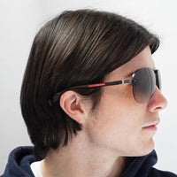 Prada Sport Sunglasses 56MS 5AV6S1 Brown Brown Gradient 65mm