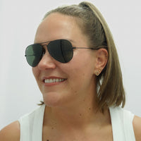 Ray-Ban Sunglasses Aviator 3025 L2823 Black Green