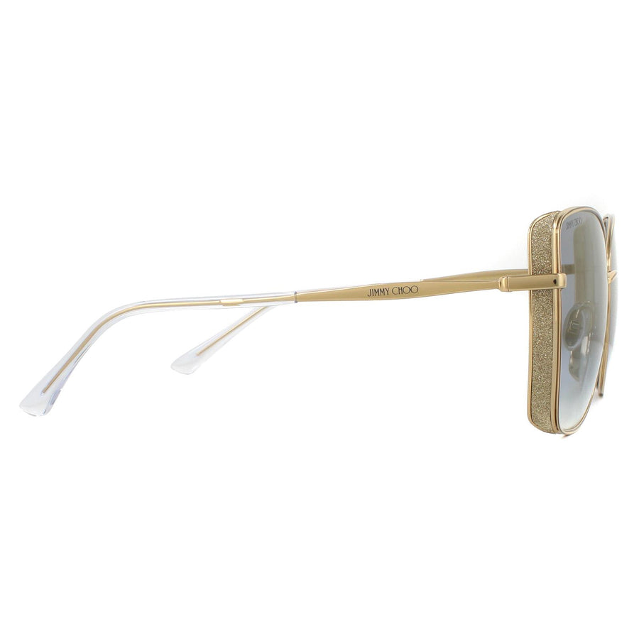 Jimmy Choo Sunglasses ALEXIS/S 000 1V Rose Gold Blue Gradient