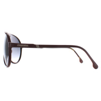 Carrera Sunglasses Champion 65 LHF/9O Burgundy Dark Grey Gradient
