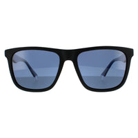 Polaroid Sunglasses PLD 2102/S/X 0VK C3 Black Transparent Blue Blue Polarized