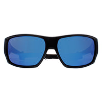 Cairn Sunglasses Skim 102 Matte Black Azure Flash Blue Mirrored Hydrophobic Watersports
