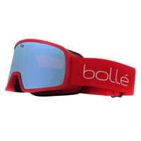 Bolle Ski Goggles Nevada Jr BG050010 Matte Red Carmine Azure