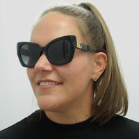 Dolce & Gabbana Sunglasses DG4405 501/8G Black Grey Gradient