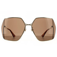 Gucci Sunglasses GG0817S 002 Gold Brown