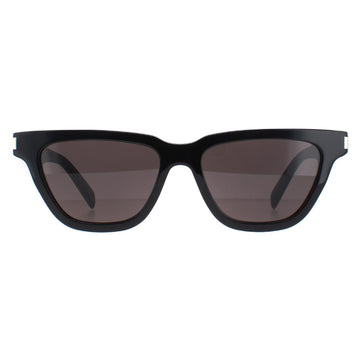 Saint Laurent Sunglasses SL 462 SULPICE 001 Shiny Black Dark Grey Smoke