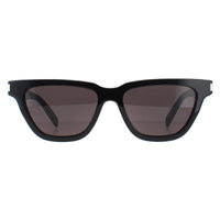 Saint Laurent Sunglasses SL 462 SULPICE 001 Shiny Black Dark Grey Smoke