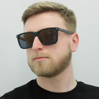 Hugo Boss Sunglasses BOSS 1317/S 807 K1 Black Brown Gold Mirrored