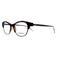 Emporio Armani Glasses Frames EA 3107 5089 Matte Havana Matte Blue 52mm Mens