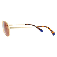 Polaroid Sunglasses PLD 2100/S/X AOZ HE Matte Gold Copper Polarized