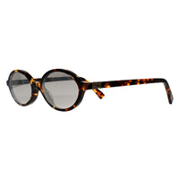 Miu Miu Sunglasses MU 04ZS VAU07F Honey Havana Light Grey Silver Mirror