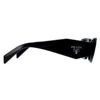 Prada Sunglasses PR17WS 1AB2B0 Black Light Grey Mirror Silver