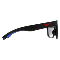 Hugo Boss Sunglasses BOSS 1451/S 0VK DC Matte Black Blue Extra White Silver Mirror