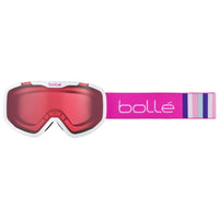Bolle Ski Goggles Rocket BG107005 Matte White & Pink Vermillon