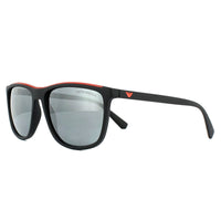 Emporio Armani Sunglasses EA4109 50426G Matt Black Light Grey Mirror Black