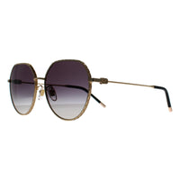 Furla Sunglasses SFU627 0300 Gold Grey Smoke Gradient