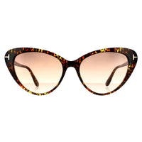 Tom Ford Sunglasses Harlow FT0869 52F Dark Havana Brown Gradient