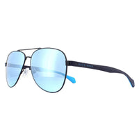 Hugo Boss Sunglasses BOSS 1077/S FLL 3J Matte Blue Blue Mirror