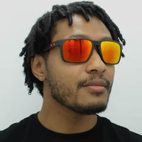 Oakley Sunglasses Holbrook XL OO9417-04 Matt Black Prizm Ruby