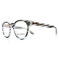 Dolce and Gabbana Glasses Frames 3251 3050 Striped Black Men 47mm