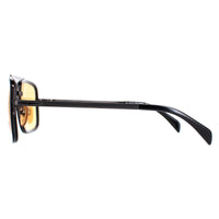 David Beckham Sunglasses DB7002/S V81 UK Dark Ruthenium Black Yellow Photochromic