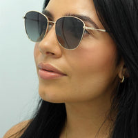 INVU Sunglasses B1119 B Gold Grey Polarized