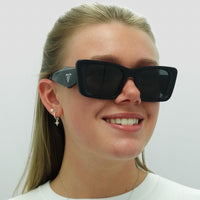 Prada Sunglasses PR08YS 1AB5S0 Black Dark Grey