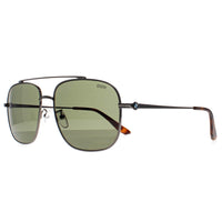 BMW Sunglasses BW0005 08N Shiny Gunmetal Green