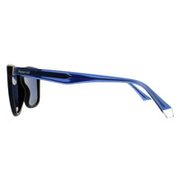 Polaroid Sunglasses PLD 2102/S/X 0VK C3 Black Transparent Blue Blue Polarized