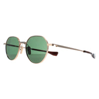 Dita Sunglasses Vers One DTS150-A-01 White Gold Silver G-15 Green