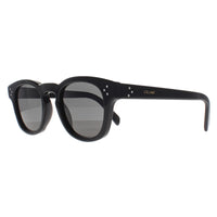 Celine Sunglasses Bold 3 Dots CL40233I 01A Shiny Black Smoke Grey