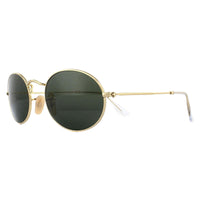 Ray-Ban Sunglasses Oval RB3547 001/31 Gold Green