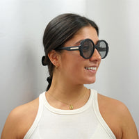 Chloe Sunglasses CH0120S 001 Matte Black Grey