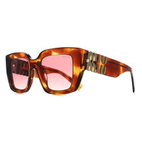 Miu Miu Sunglasses MUB05S 26E50U Striped Tobacco Pink Gradient Red