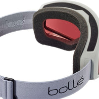 Bolle Ski Goggles Bedrock BG007016 Matte White Vermillon