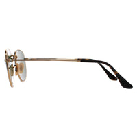 Ray-Ban Sunglasses Hexagonal 3548N 001/30 Gold Silver Mirror 54mm