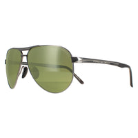 Porsche Design Sunglasses P8649 I Gunmetal Green Polarized