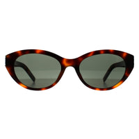 Saint Laurent Sunglasses SLM148 003 Shiny Havana Grey