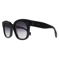Celine Sunglasses New Audrey CL4002UN 01B Shiny Black Smoke Gradient