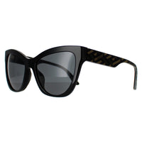 Versace Sunglasses VE4417U 535887 Black Pattern Dark Grey