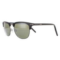 Serengeti Sunglasses Alray 8943 Shiny Dark Gunmetal Black Mineral Polarized 555nm Green