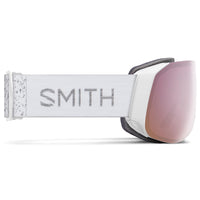 Smith Ski Goggles 4D Mag S 0OR M5 White Chunky Knit ChromaPop Everyday Rose Gold Mirror & CP Storm Rose Flash