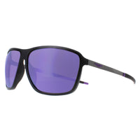 Police Sunglasses SPLL15 Solstice 4 U28Z Matte Black Brown Mirror Violet