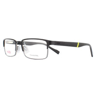 Hugo By Hugo Boss Glasses Frames HG 0136 RZZ Matte Black and Dark Ruthenium